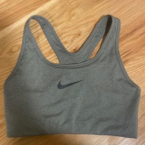 Nike gray sports bra